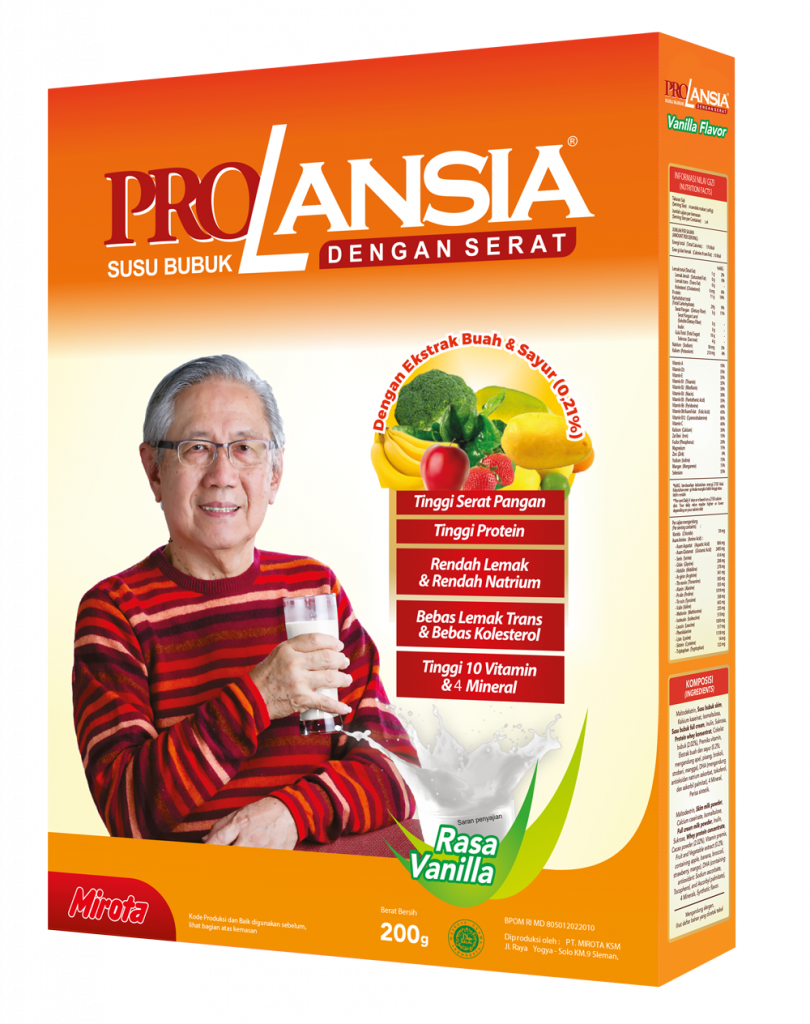 Prolansia , susu yang diformulasikan untuk usia 51 tahun keatas